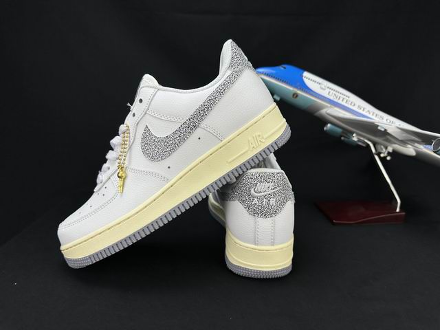 Cheap Nike Air Force 1 Gold microphone Shoes Men and Women-2 - Click Image to Close